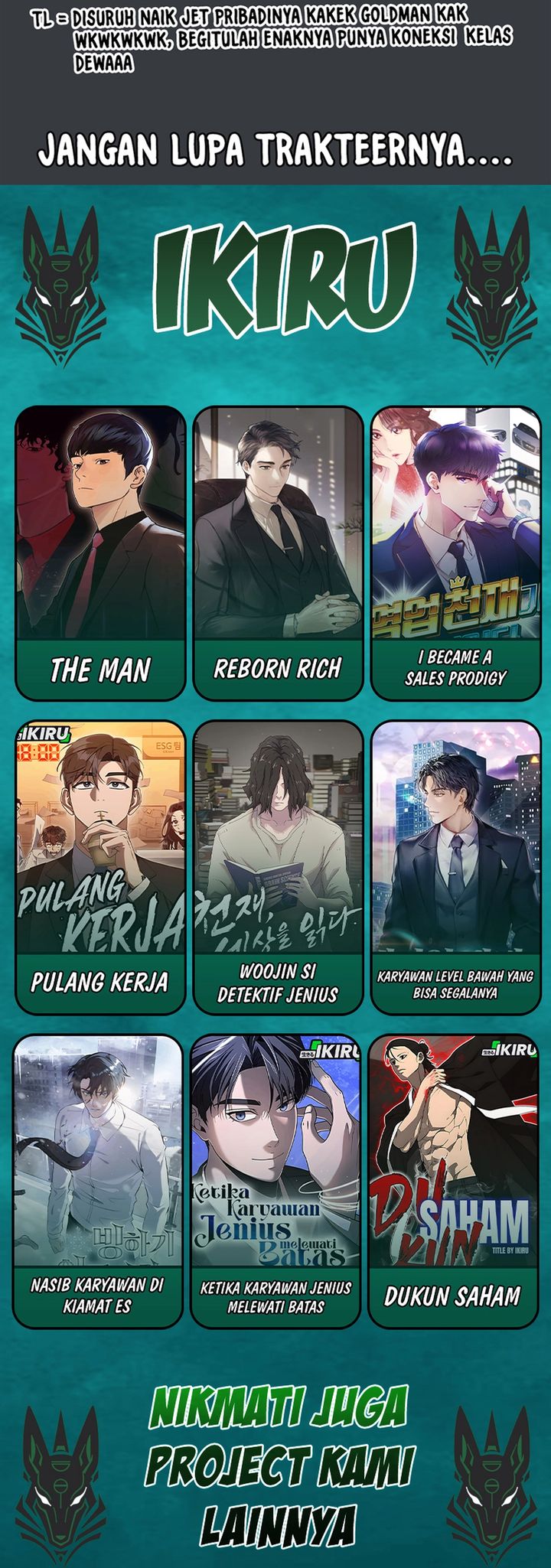 The Investor Who Sees The Future Chapter 72 Bahasa Indonesia