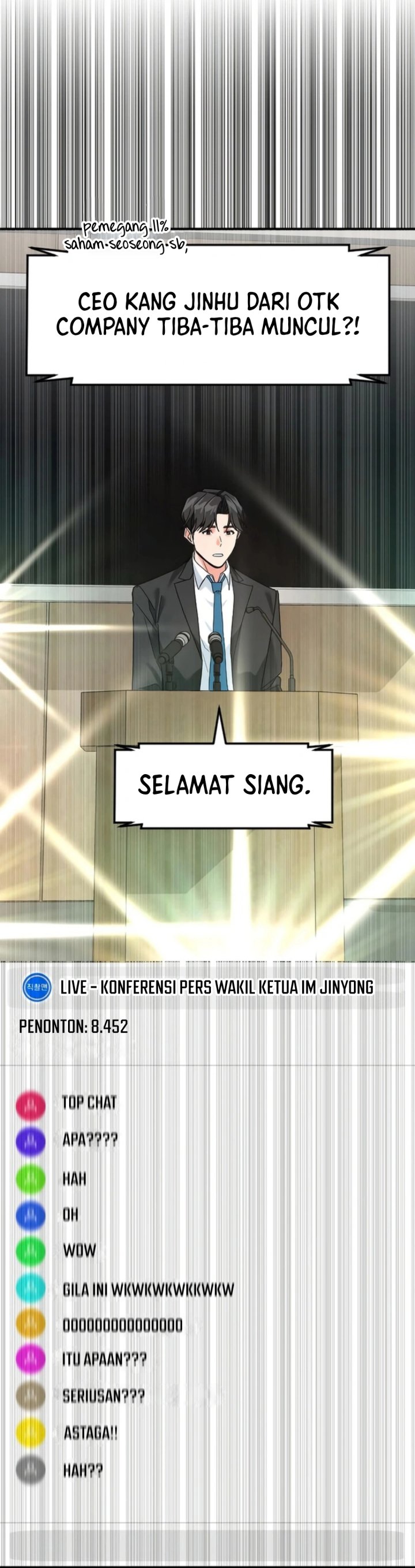 The Investor Who Sees The Future Chapter 75 Bahasa Indonesia