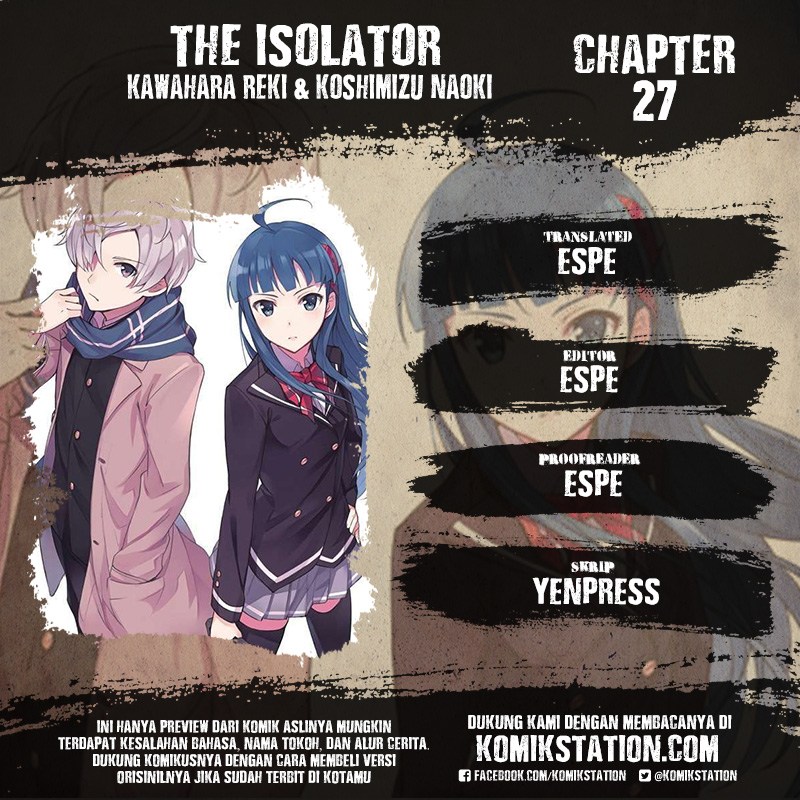 The Isolator: Realization of Absolute Solitude chapter 27