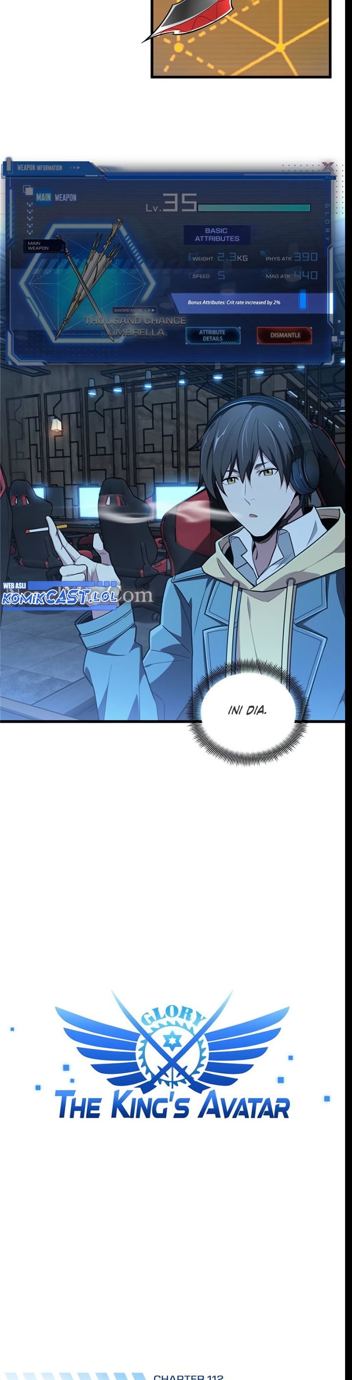 The King’s Avatar Chapter 112 Bahasa Indonesia