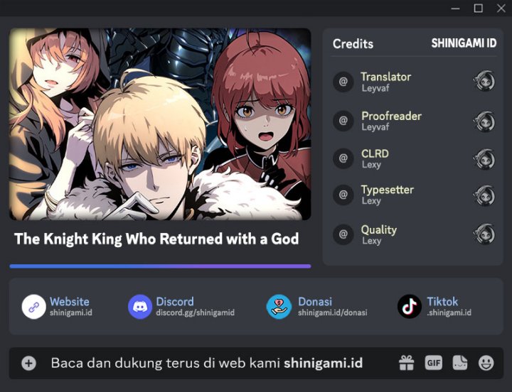 The Knight King Who Returned with a God Chapter 07 Bahasa Indonesia