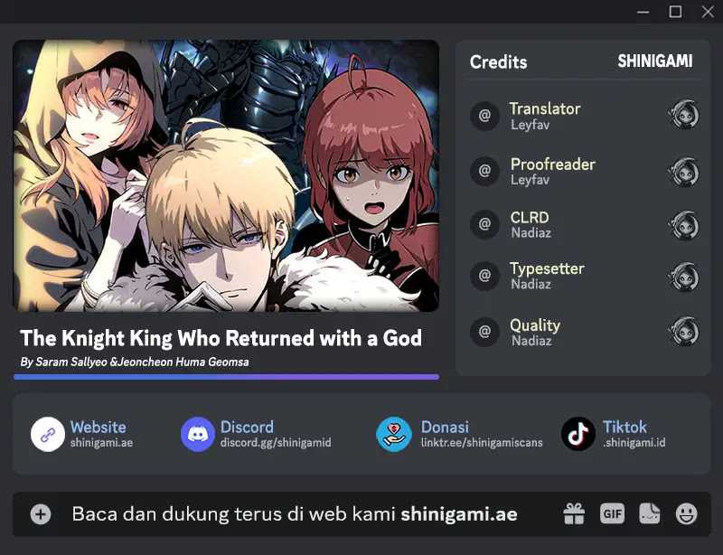 The Knight King Who Returned with a God chapter 38