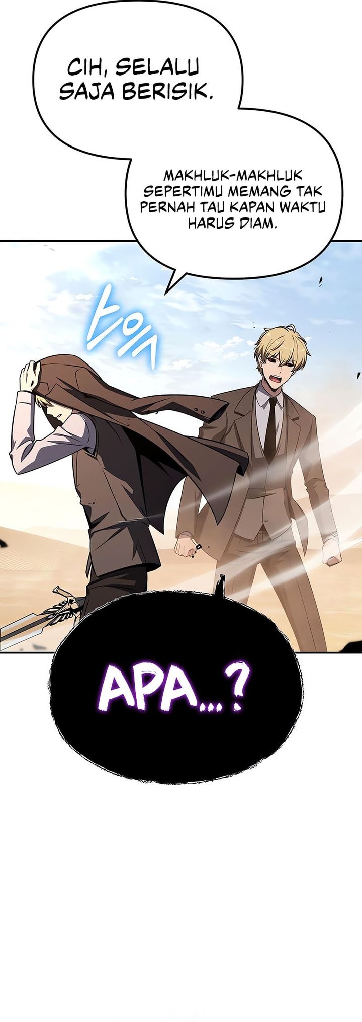 The Knight King Who Returned with a God Chapter 129 Bahasa Indonesia