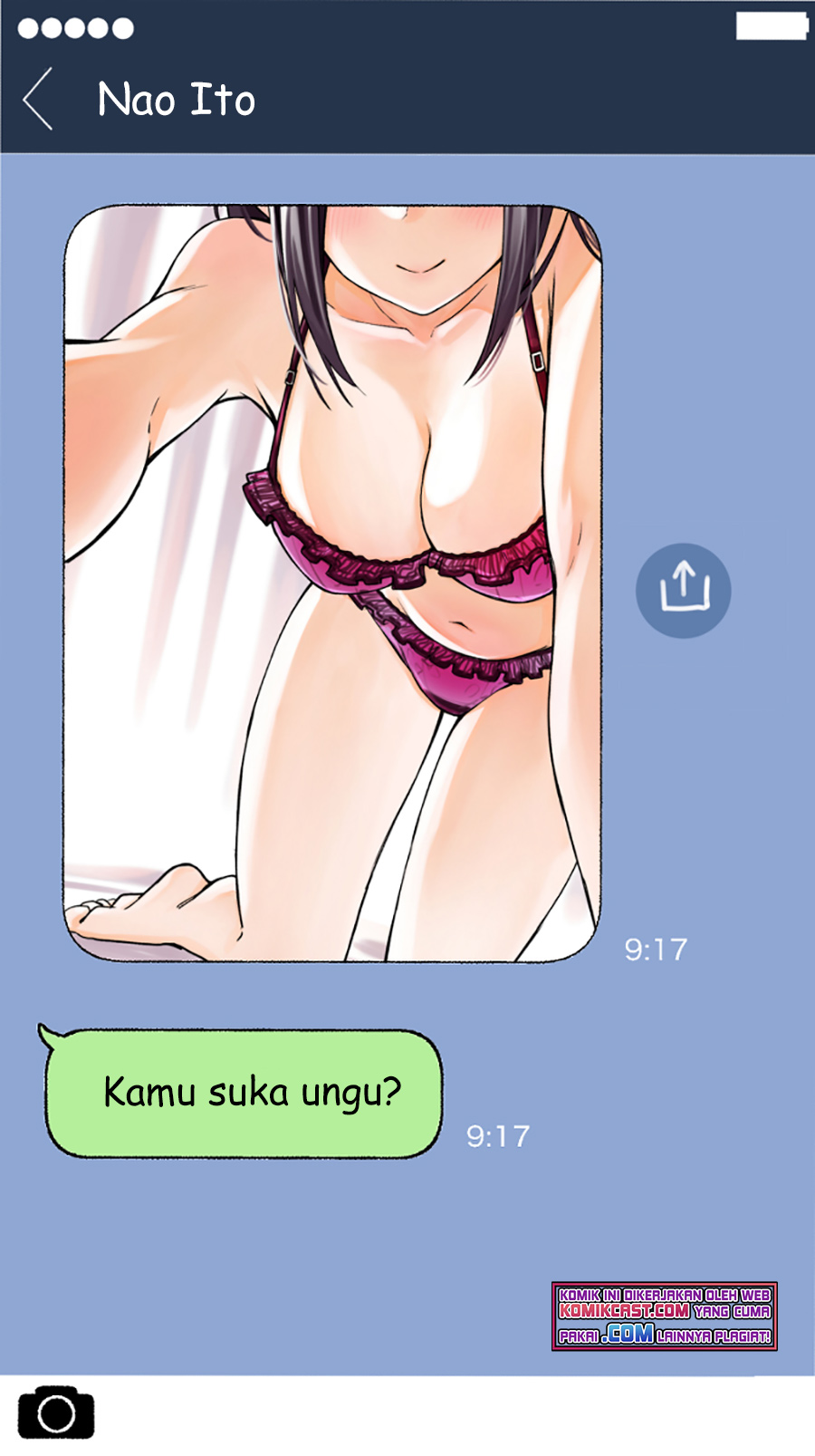 The Kouhai Who Reports the Color of Her Underwear to Me Every Morning for Some Reason chapter 1