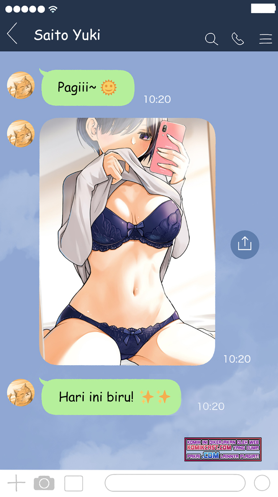 The Kouhai Who Reports the Color of Her Underwear to Me Every Morning for Some Reason chapter 3