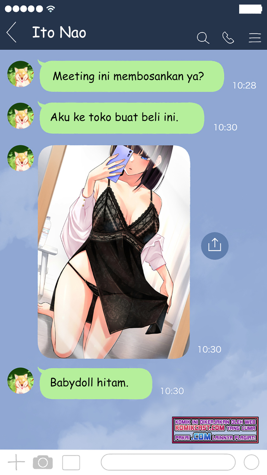 The Kouhai Who Reports the Color of Her Underwear to Me Every Morning for Some Reason chapter 7