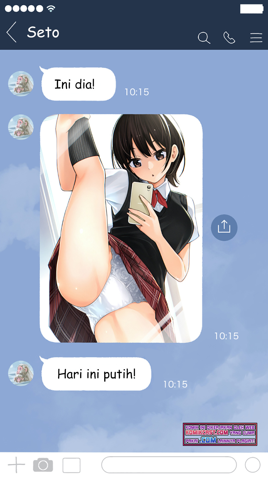 The Kouhai Who Reports the Color of Her Underwear to Me Every Morning for Some Reason chapter 11
