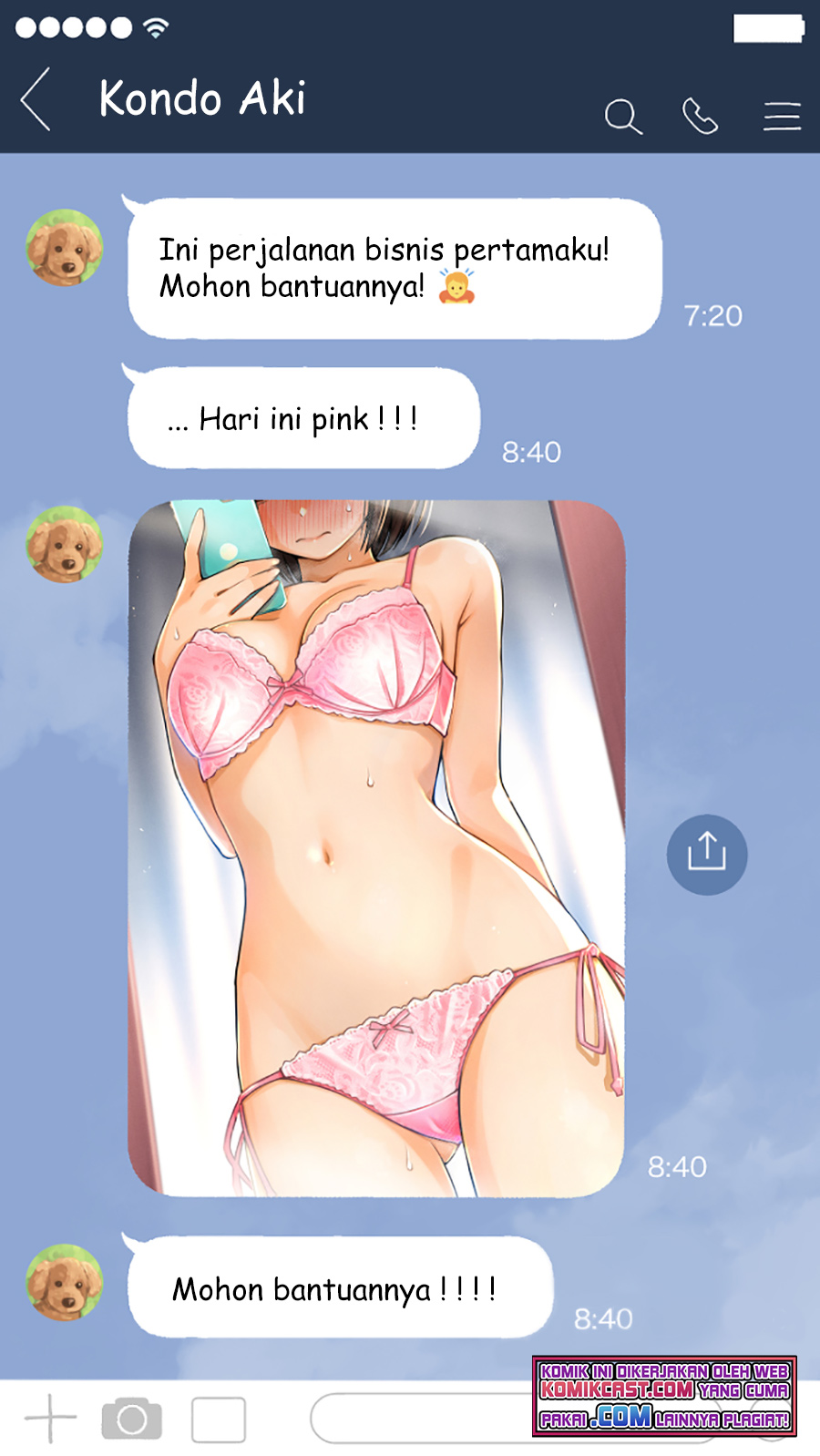 The Kouhai Who Reports the Color of Her Underwear to Me Every Morning for Some Reason chapter 18