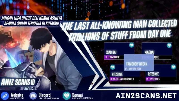 The Last All-Knowing Man Collected Trillions of Stuff from Day One Chapter 25 Bahasa Indonesia