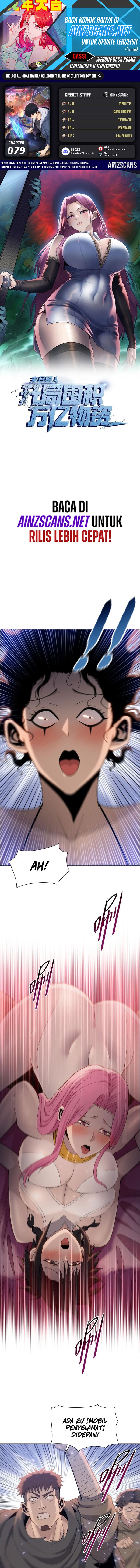 The Last All-Knowing Man Collected Trillions of Stuff from Day One Chapter 79 Bahasa Indonesia