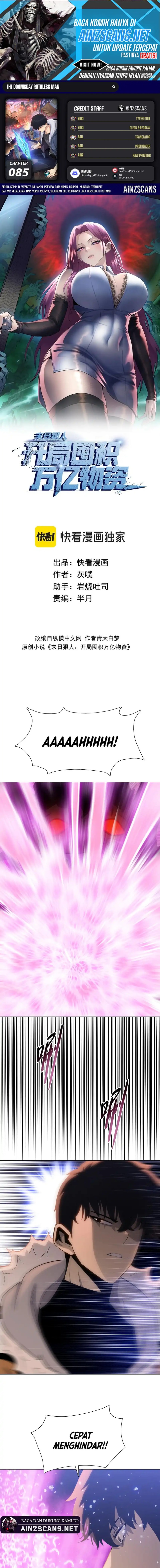 The Last All-Knowing Man Collected Trillions of Stuff from Day One Chapter 85 Bahasa Indonesia