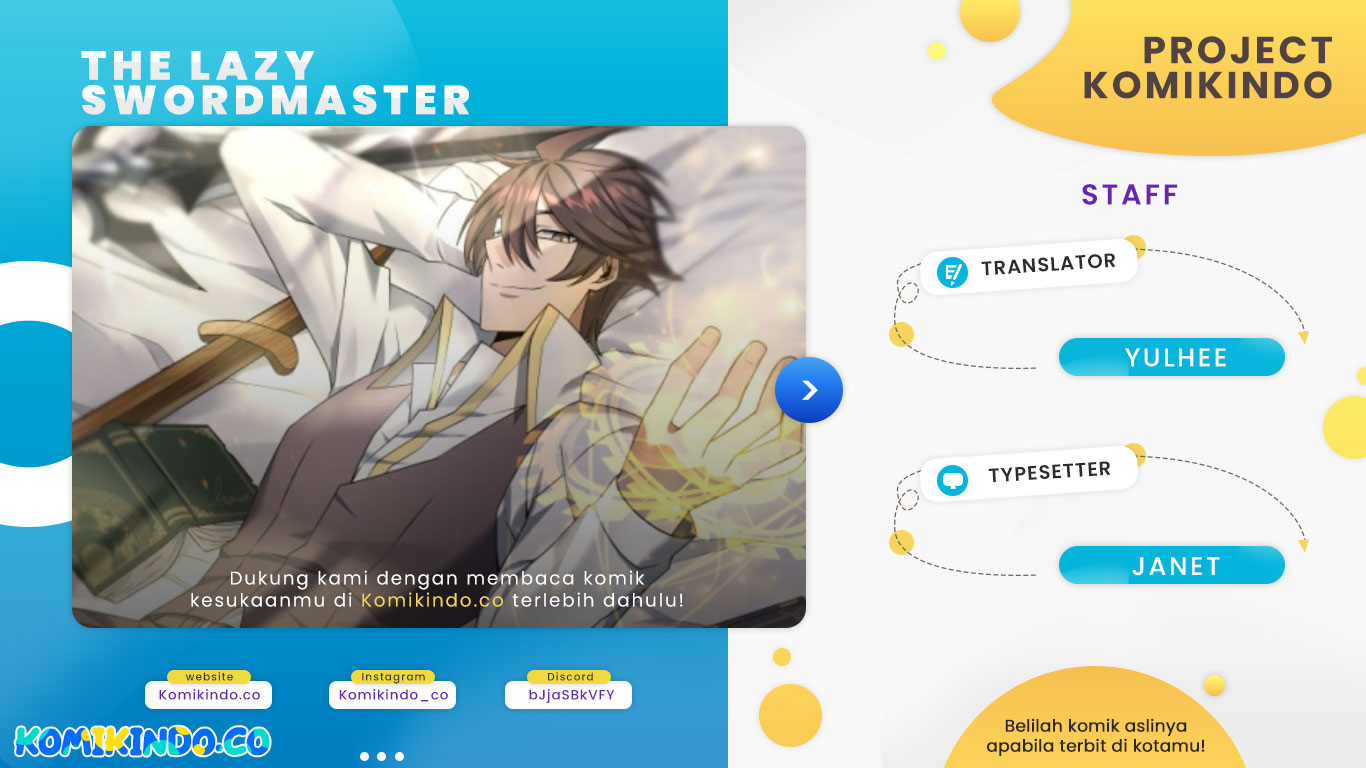 The Lazy Swordmaster Chapter 32 Bahasa Indonesia