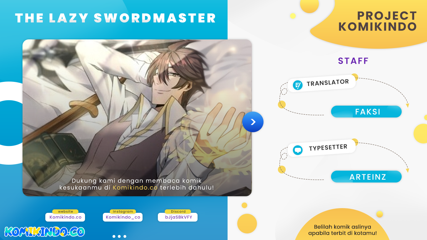 The Lazy Swordmaster Chapter 41 Bahasa Indonesia