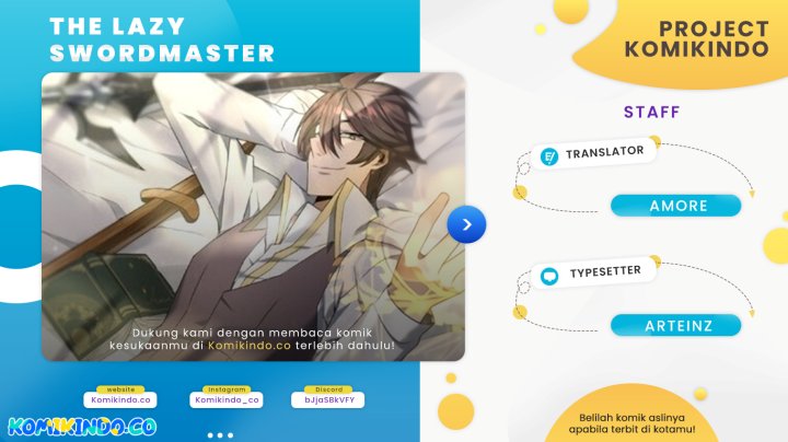The Lazy Swordmaster Chapter 79 Bahasa Indonesia