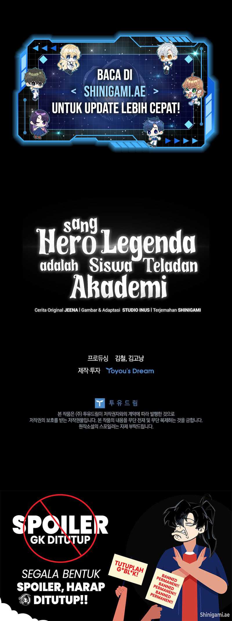 The Legendary Hero Is an Academy Honors Student Chapter 33 Bahasa Indonesia