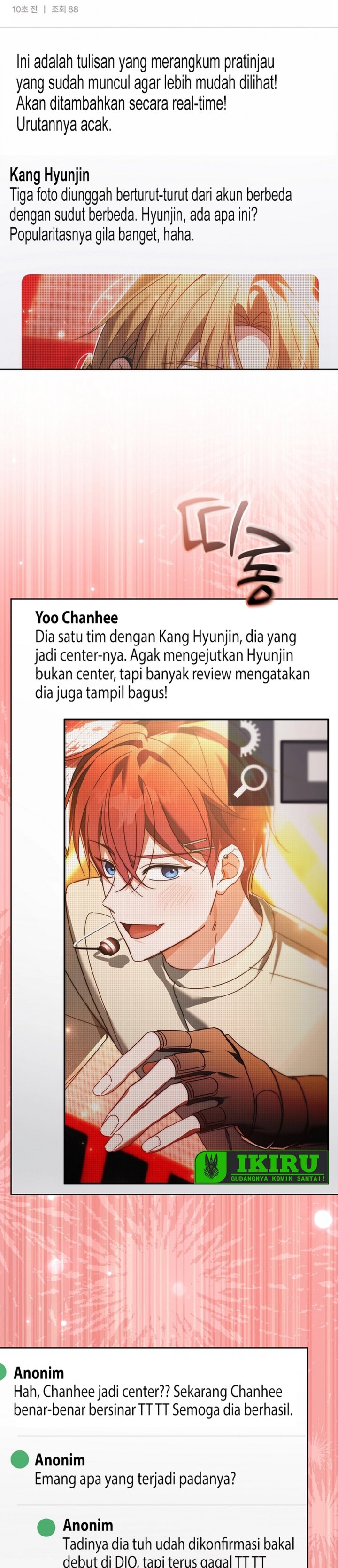 The Lucky Plan of an Idol in His Second Life Chapter 24 Bahasa Indonesia