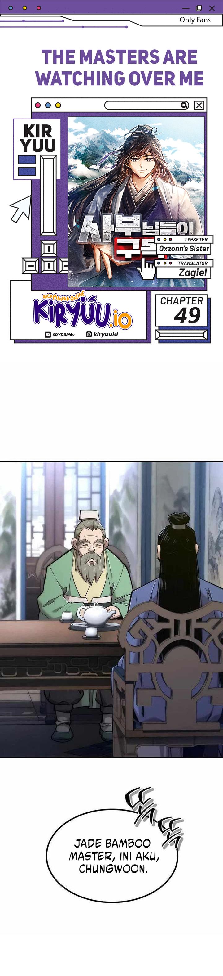 The Masters Are Watching Over Me Chapter 49 Bahasa Indonesia