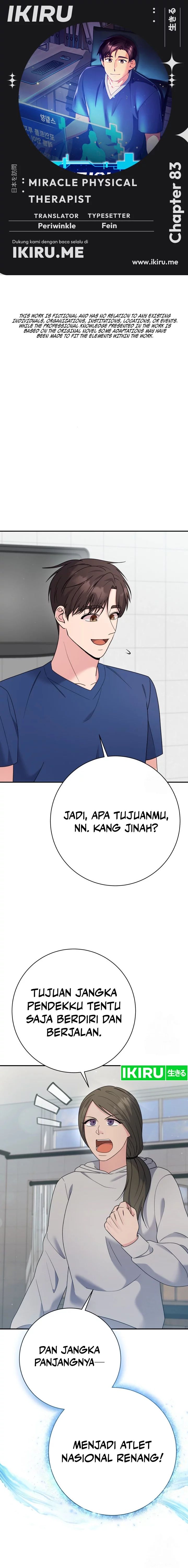 The Miraculous Physical Therapist Chapter 83 Bahasa Indonesia