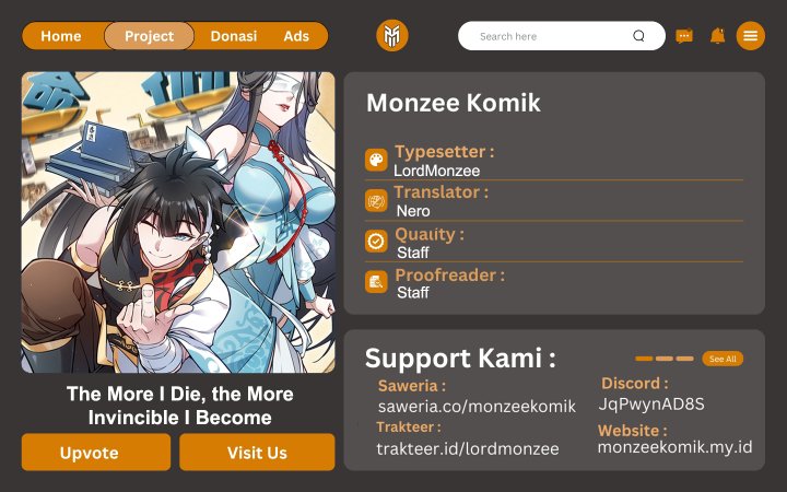 The More I Die the More Invincible I Become Chapter 33 Bahasa Indonesia