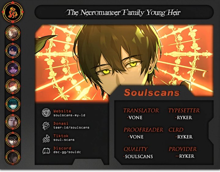 The Necromancer Family’s Young Heir Chapter 43 Bahasa Indonesia