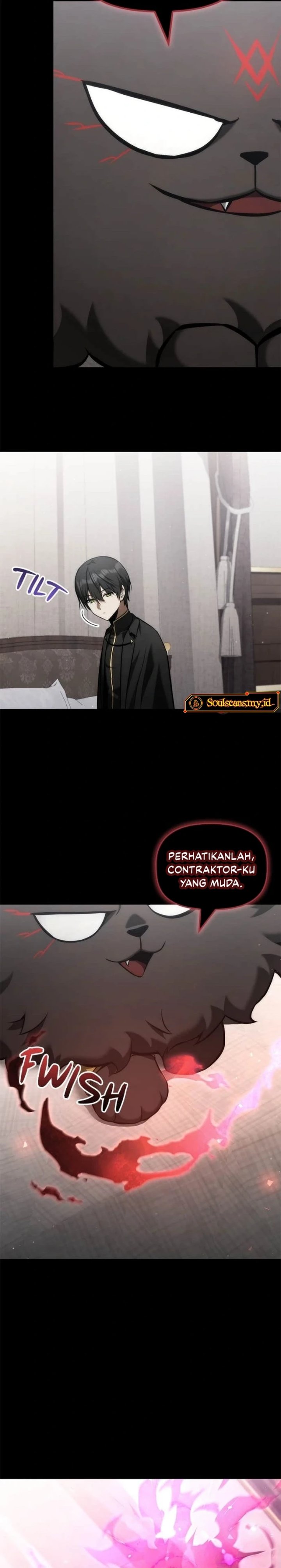 The Necromancer Family’s Young Heir Chapter 43 Bahasa Indonesia