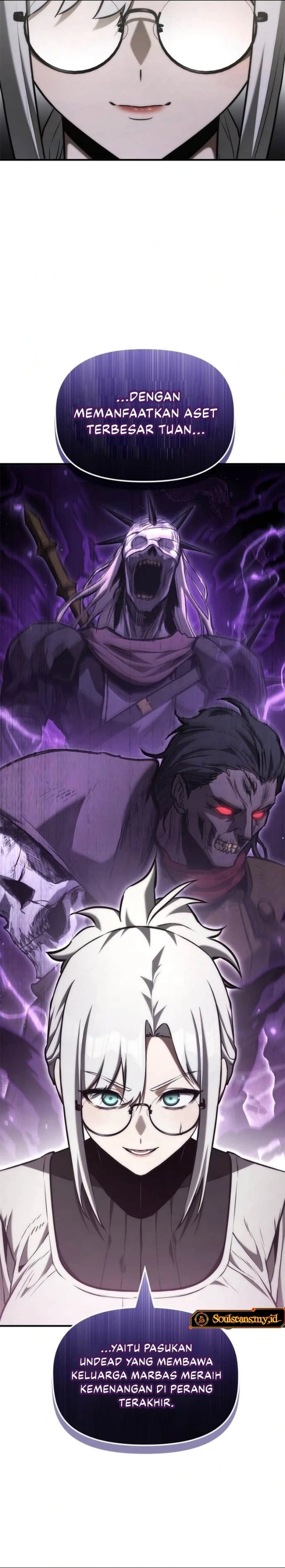 The Necromancer Family’s Young Heir Chapter 43 Bahasa Indonesia