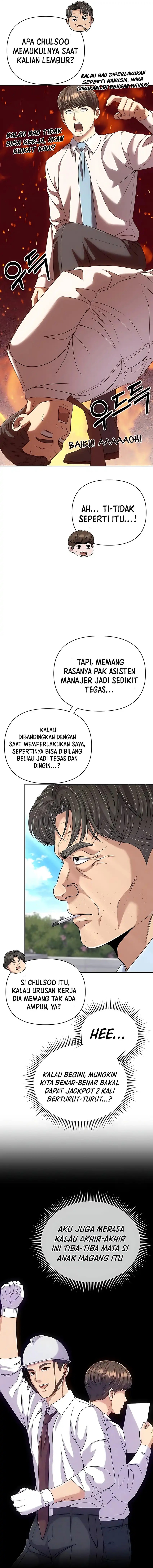 The New Employee Kim Chul-Soo Chapter 118 Bahasa Indonesia