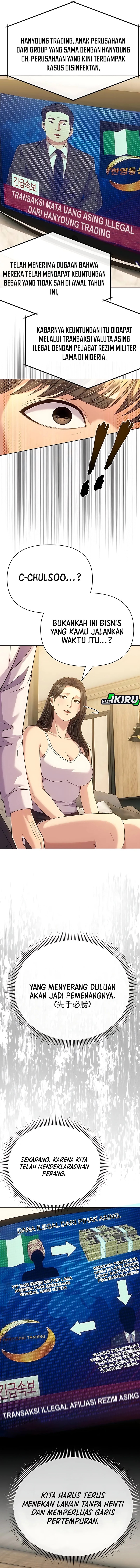 The New Employee Kim Chul-Soo Chapter 128 Bahasa Indonesia
