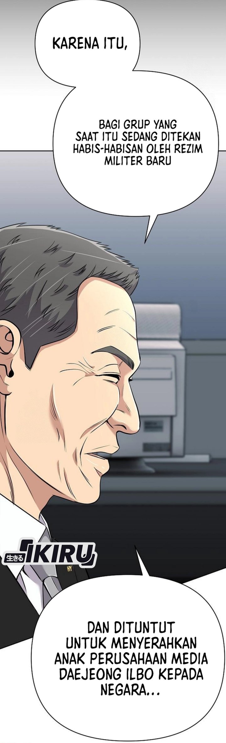 The New Employee Kim Chul-Soo Chapter 132 Bahasa Indonesia