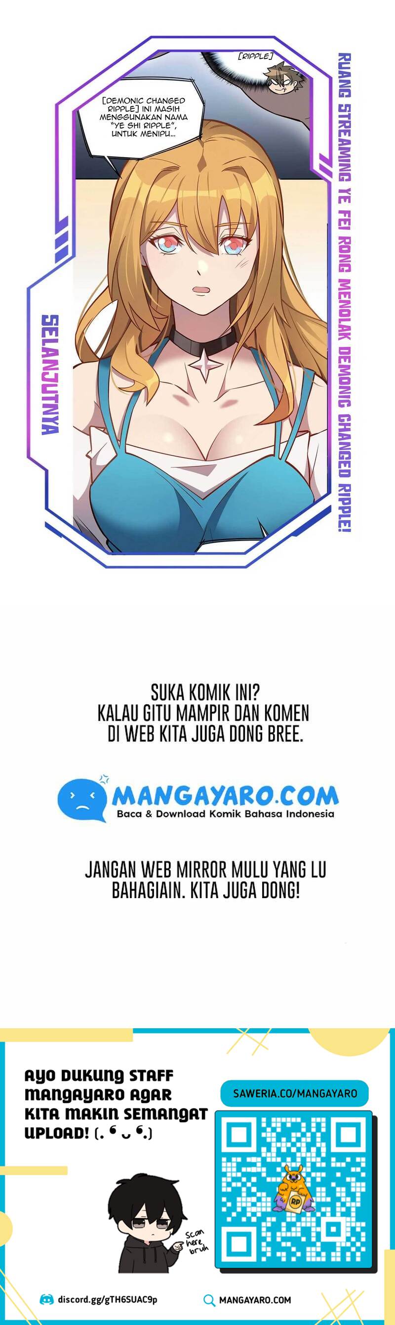 The People on Earth are Too Ferocious Chapter 28 Bahasa Indonesia