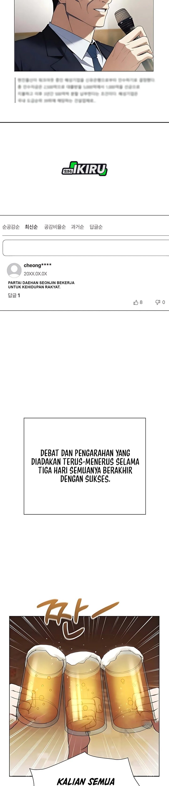 The Politician Who Sees the Future Chapter 03 Bahasa Indonesia