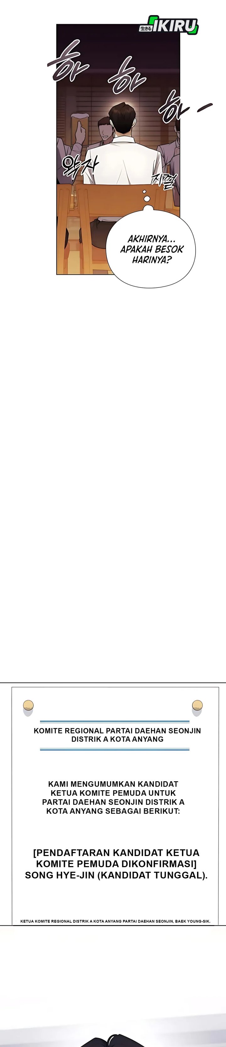 The Politician Who Sees the Future Chapter 03 Bahasa Indonesia