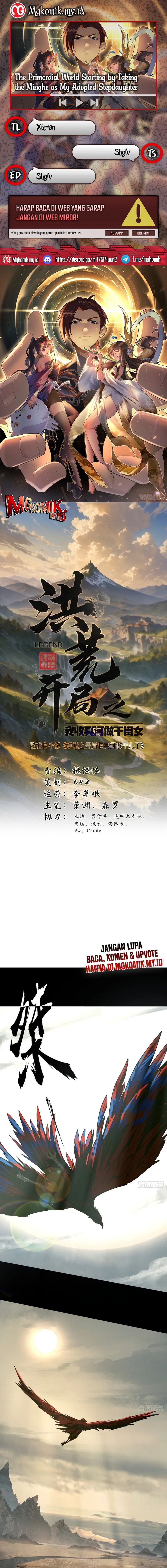 The Primordial World: Starting by Taking the Minghe as My Adopted Stepdaughter Chapter 01 Bahasa Indonesia