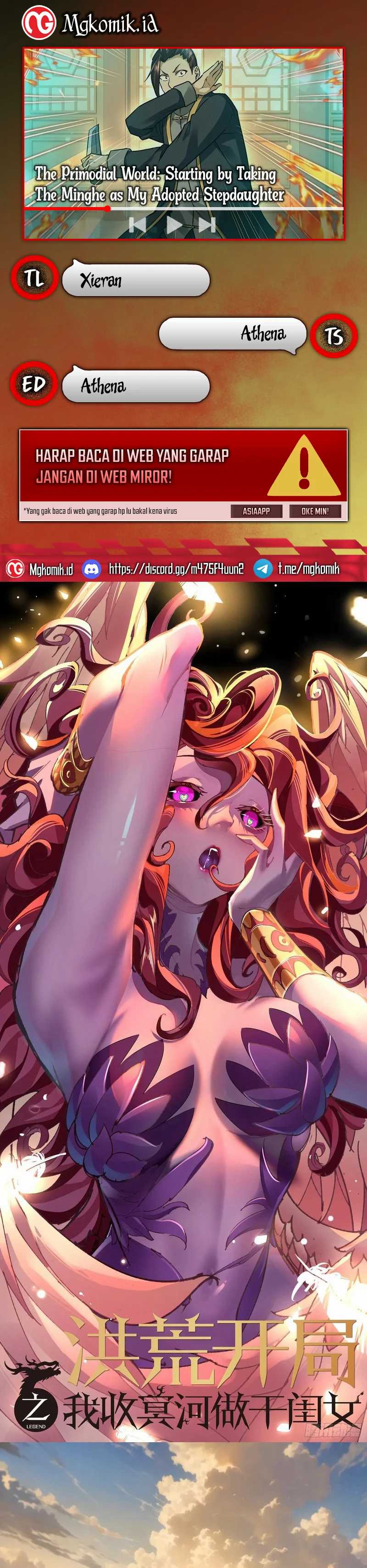 The Primordial World: Starting by Taking the Minghe as My Adopted Stepdaughter Chapter 42 Bahasa Indonesia
