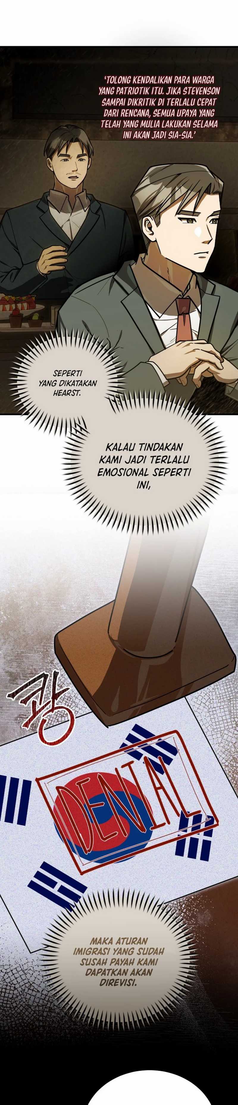 The Prince of Joseon: A One-Way Journey to America Chapter 43 Bahasa Indonesia