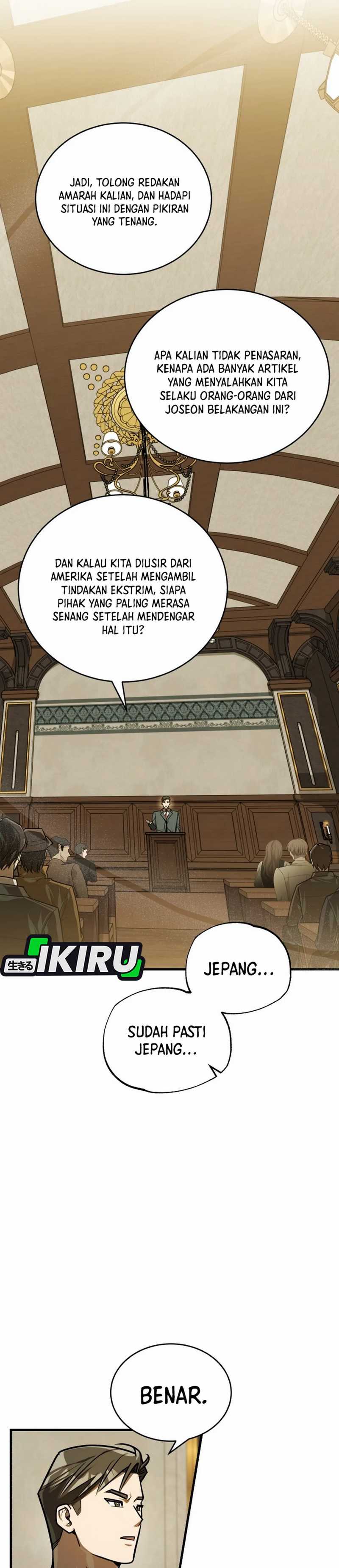 The Prince of Joseon: A One-Way Journey to America Chapter 43 Bahasa Indonesia