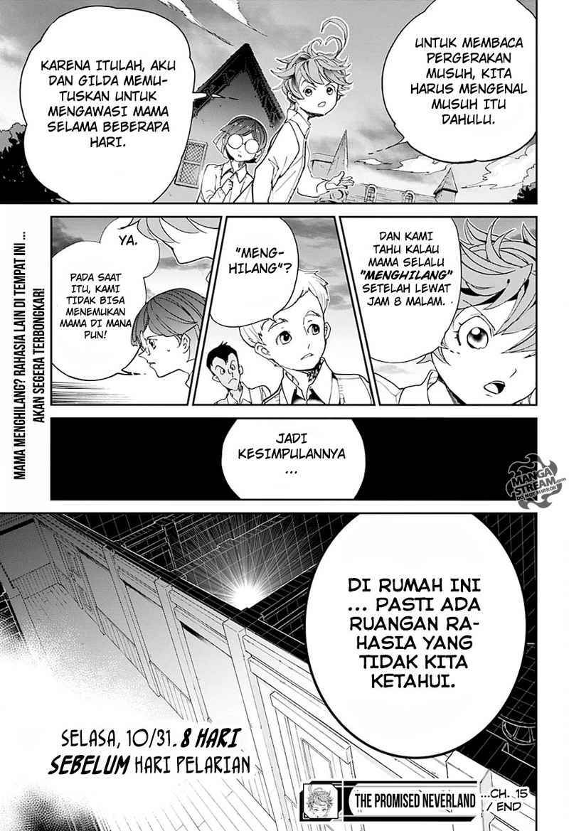 The Promised Neverland Chapter 15