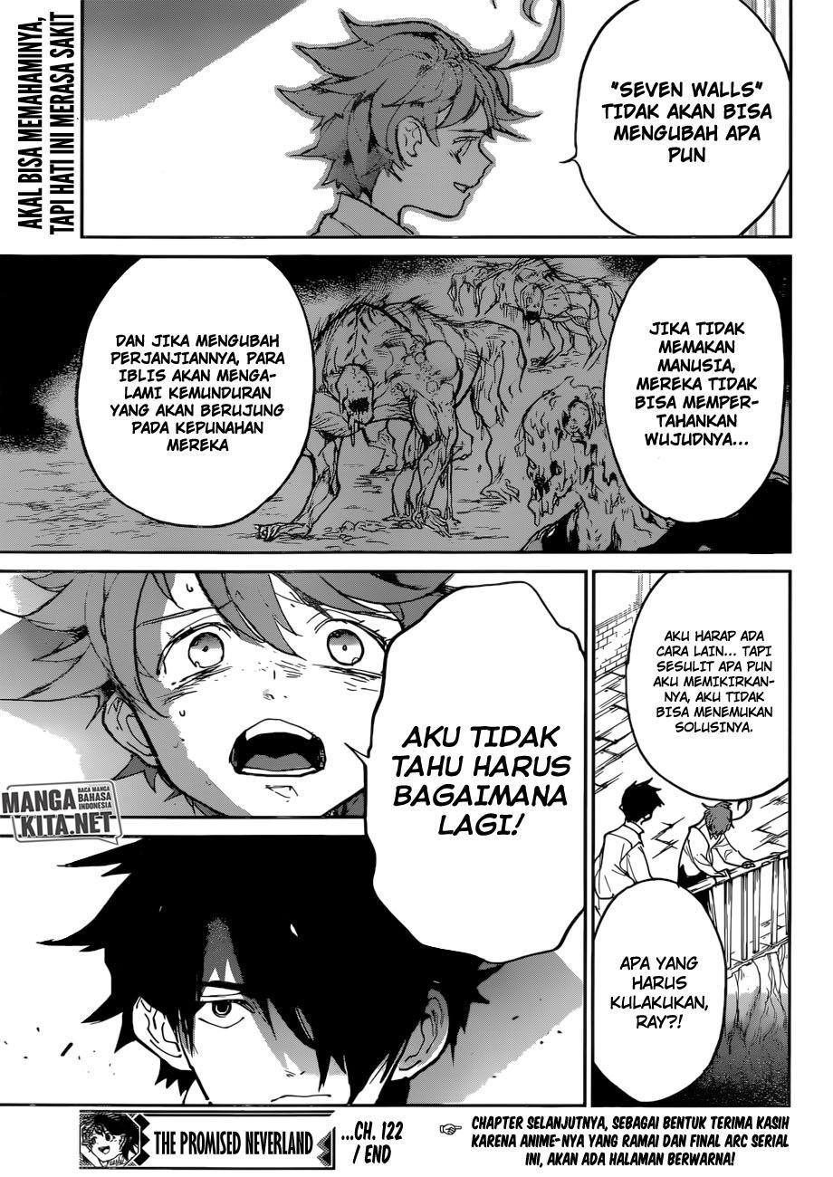 The Promised Neverland Chapter 122 Bahasa Indonesia