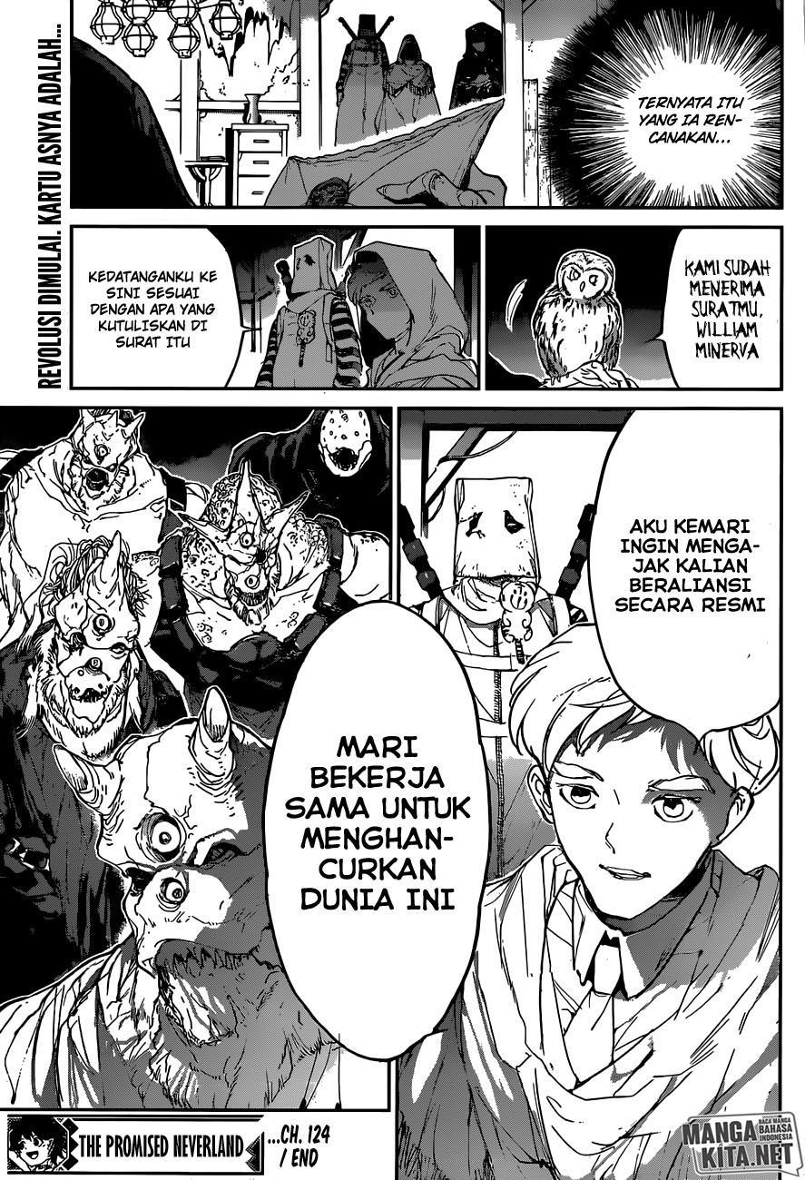 The Promised Neverland Chapter 124 Bahasa Indonesia