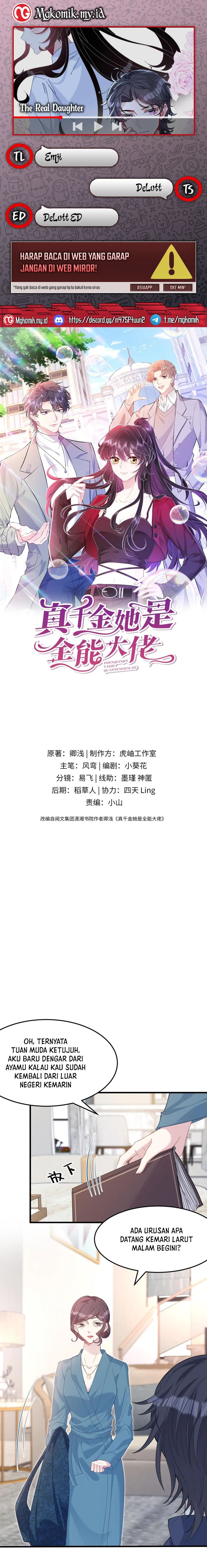 The Real Daughter, She Is an Almighty Boss Chapter 05 Bahasa Indonesia