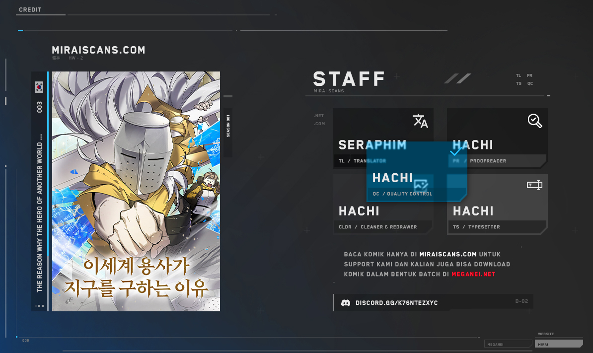 The Reason Why the Hero of Another World Saves the Earth Chapter 03 Bahasa Indonesia