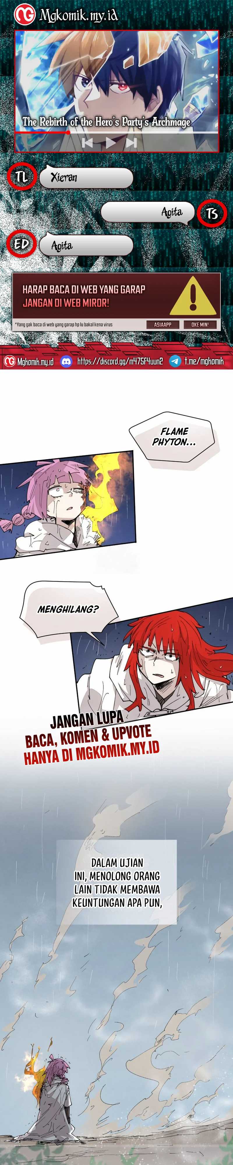 The Rebirth of the Hero’s Party’s Archmage Chapter 55 Bahasa Indonesia