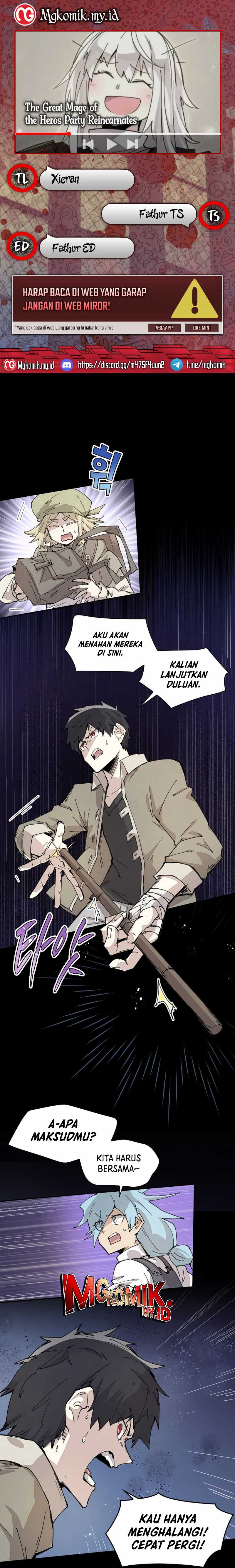 The Rebirth of the Hero’s Party’s Archmage Chapter 73 Bahasa Indonesia
