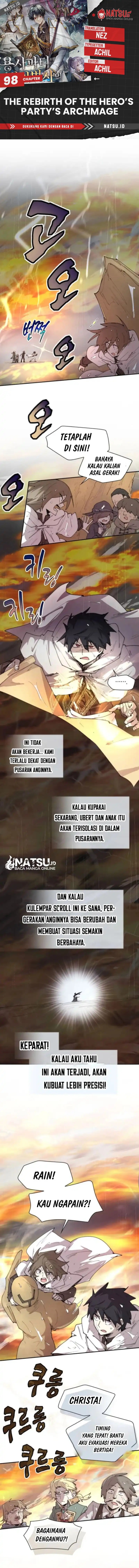 The Rebirth of the Hero’s Party’s Archmage Chapter 98 Bahasa Indonesia