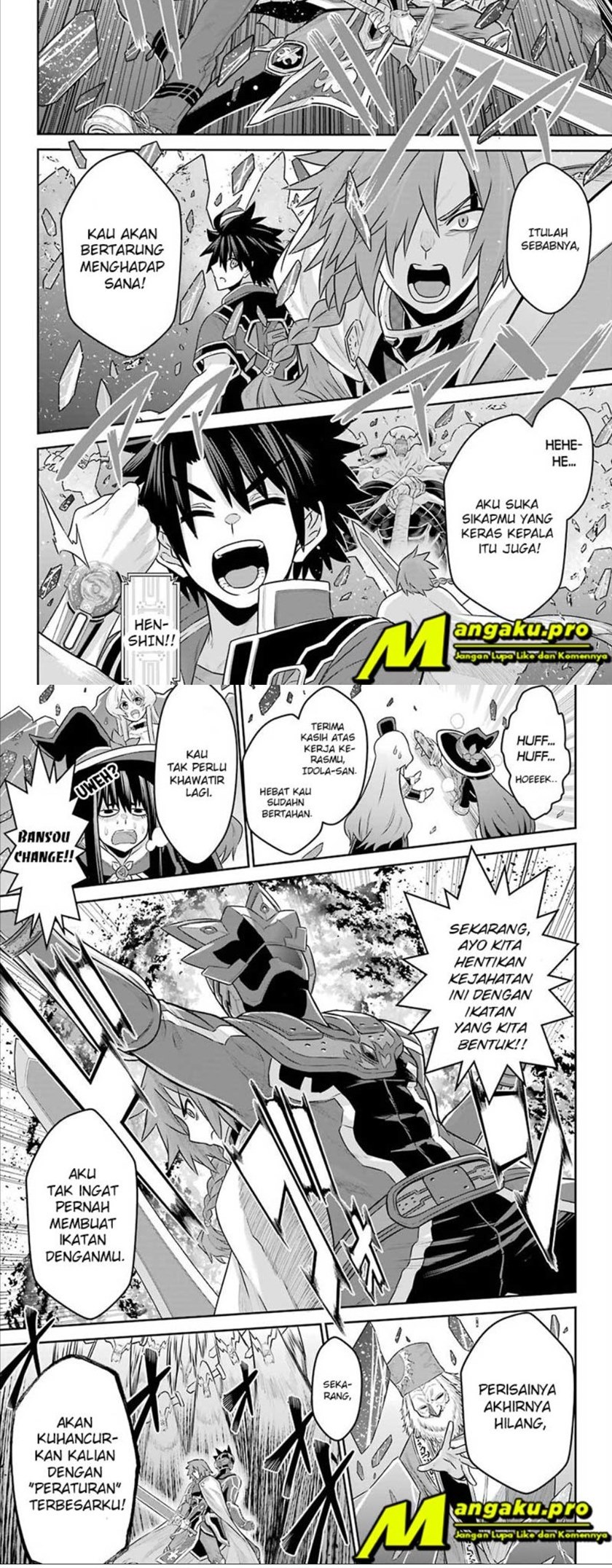 The Red Ranger Becomes an Adventurer in Another World Chapter 05.2 Bahasa Indonesia