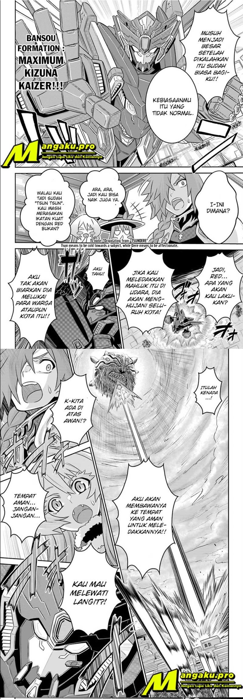 The Red Ranger Becomes an Adventurer in Another World Chapter 05.2 Bahasa Indonesia