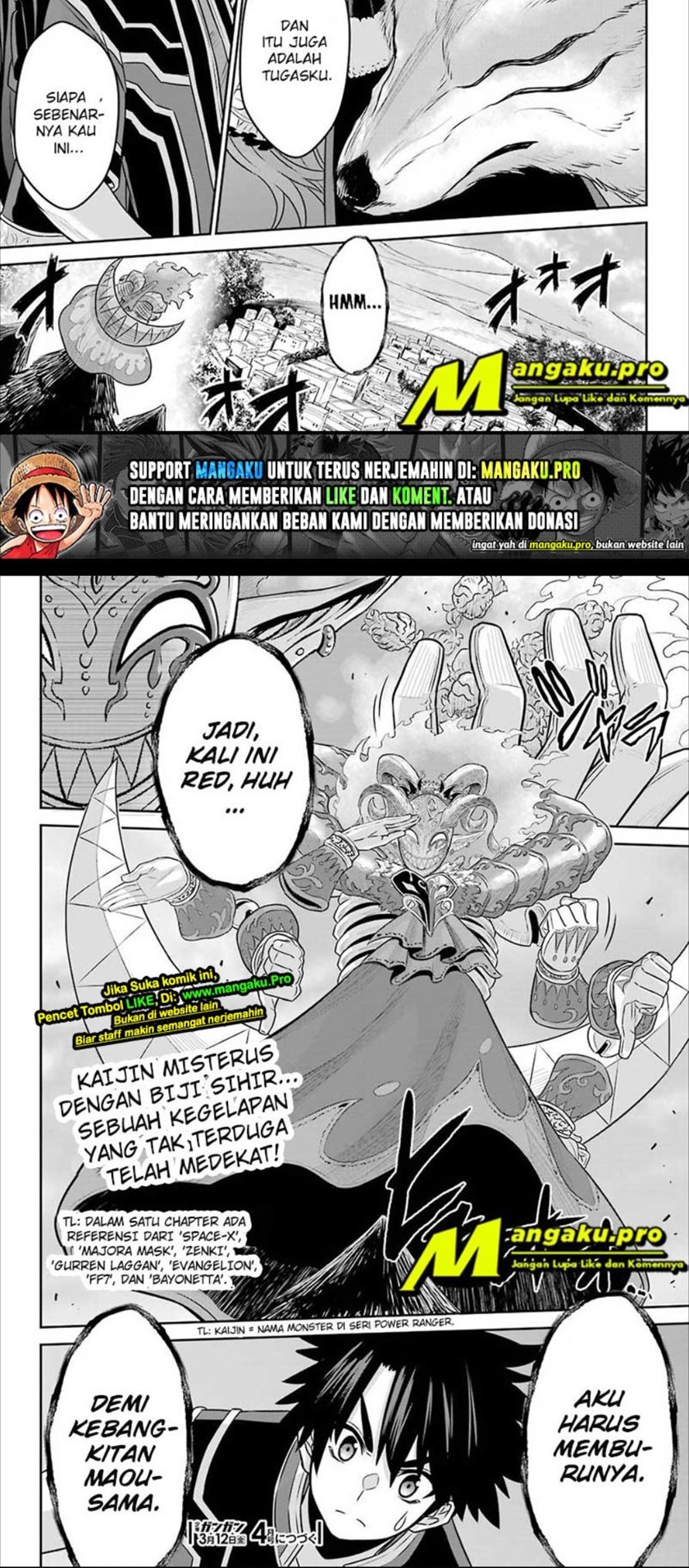The Red Ranger Becomes an Adventurer in Another World Chapter 05.2 Bahasa Indonesia