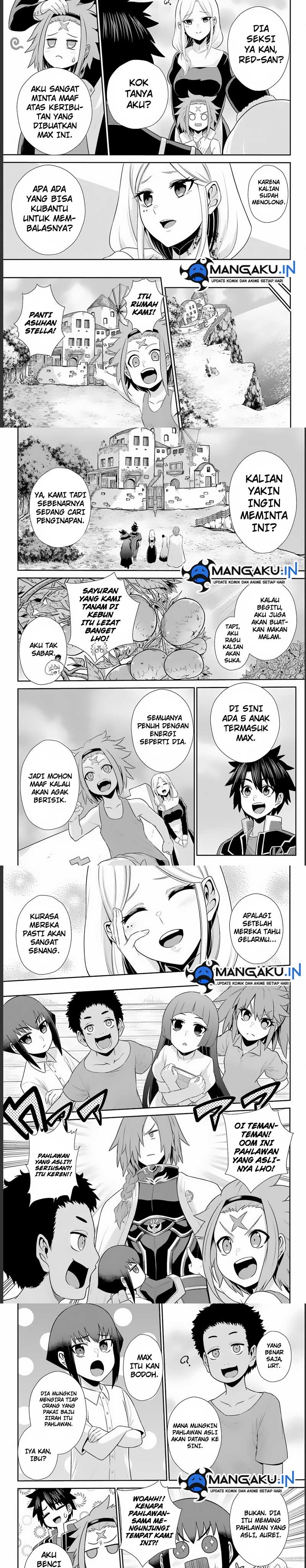 The Red Ranger Becomes an Adventurer in Another World Chapter 22.2 Bahasa Indonesia