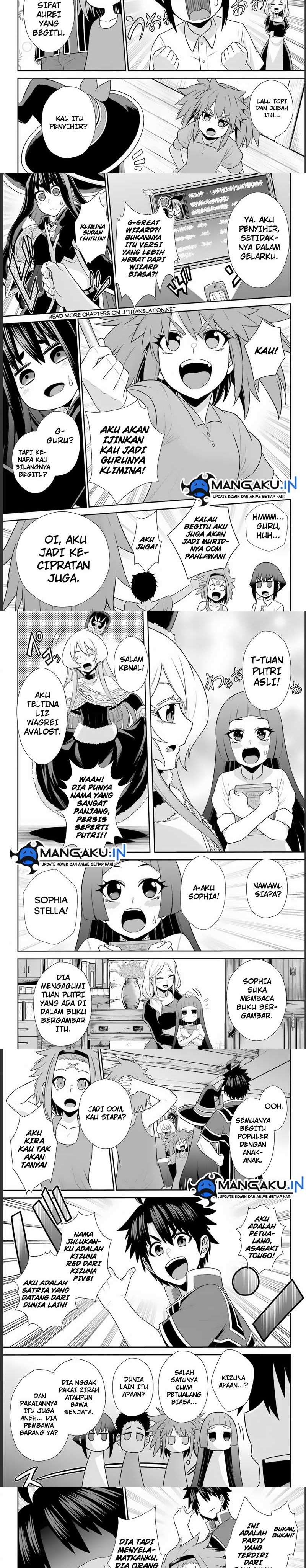 The Red Ranger Becomes an Adventurer in Another World Chapter 22.2 Bahasa Indonesia
