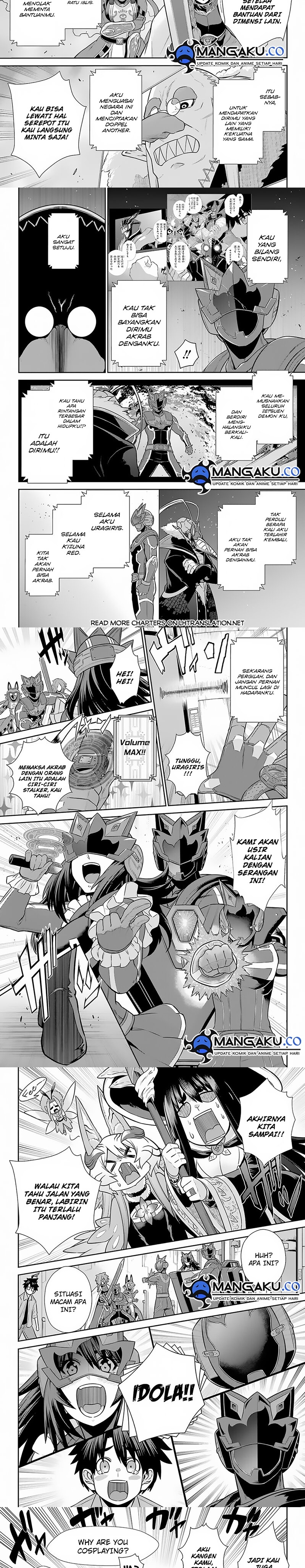 The Red Ranger Becomes an Adventurer in Another World Chapter 28.2 Bahasa Indonesia
